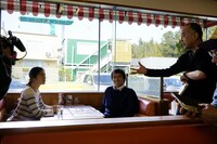 「恋妻家宮本」撮影の様子。