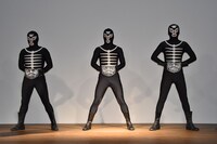 「仮面ライダー45周年記念 仮面ライダー バトライド・ウォー 創生 プレミアム発表会」の様子。