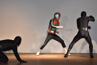 「仮面ライダー45周年記念 仮面ライダー バトライド・ウォー 創生 プレミアム発表会」の様子。