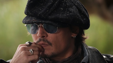 「サンセット・ストリップ ロックンロールの生誕地」よりジョニー・デップ。