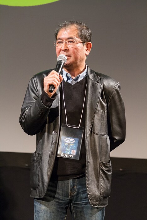 「エヴェレスト 神々の山嶺」舞台挨拶に登壇した平山秀幸。