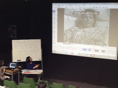 映像翻訳講座によるイベントの風景。