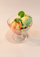 プリパリカフェの「プリパリ！トリコロ～ルアイス」。