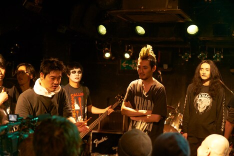 「モヒカン故郷に帰る」メイキングカット