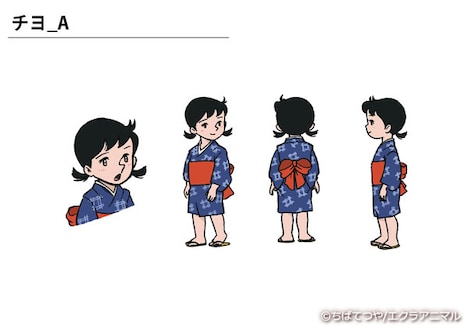 チヨの設定画。