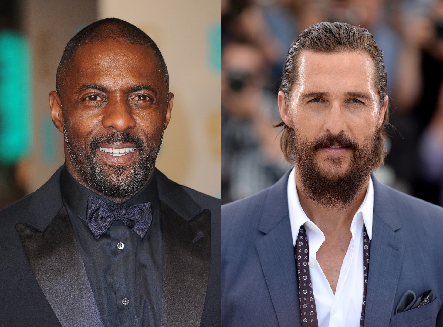 左からイドリス・エルバ、マシュー・マコノヒー。
