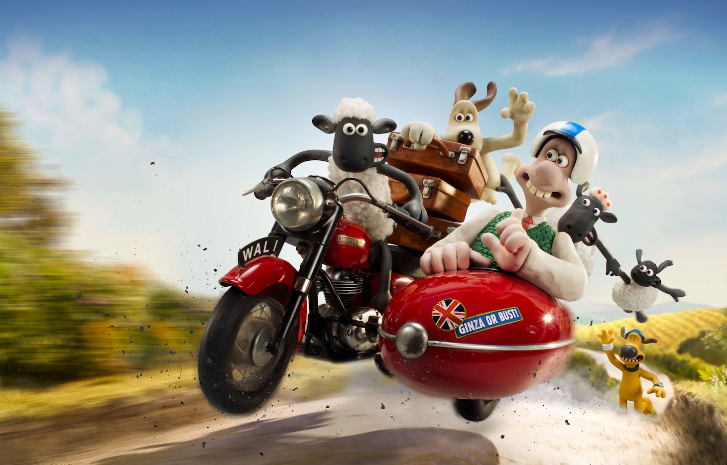 「ひつじのショーン展」ビジュアル (c)and TM Aardman Animations Ltd 2015.