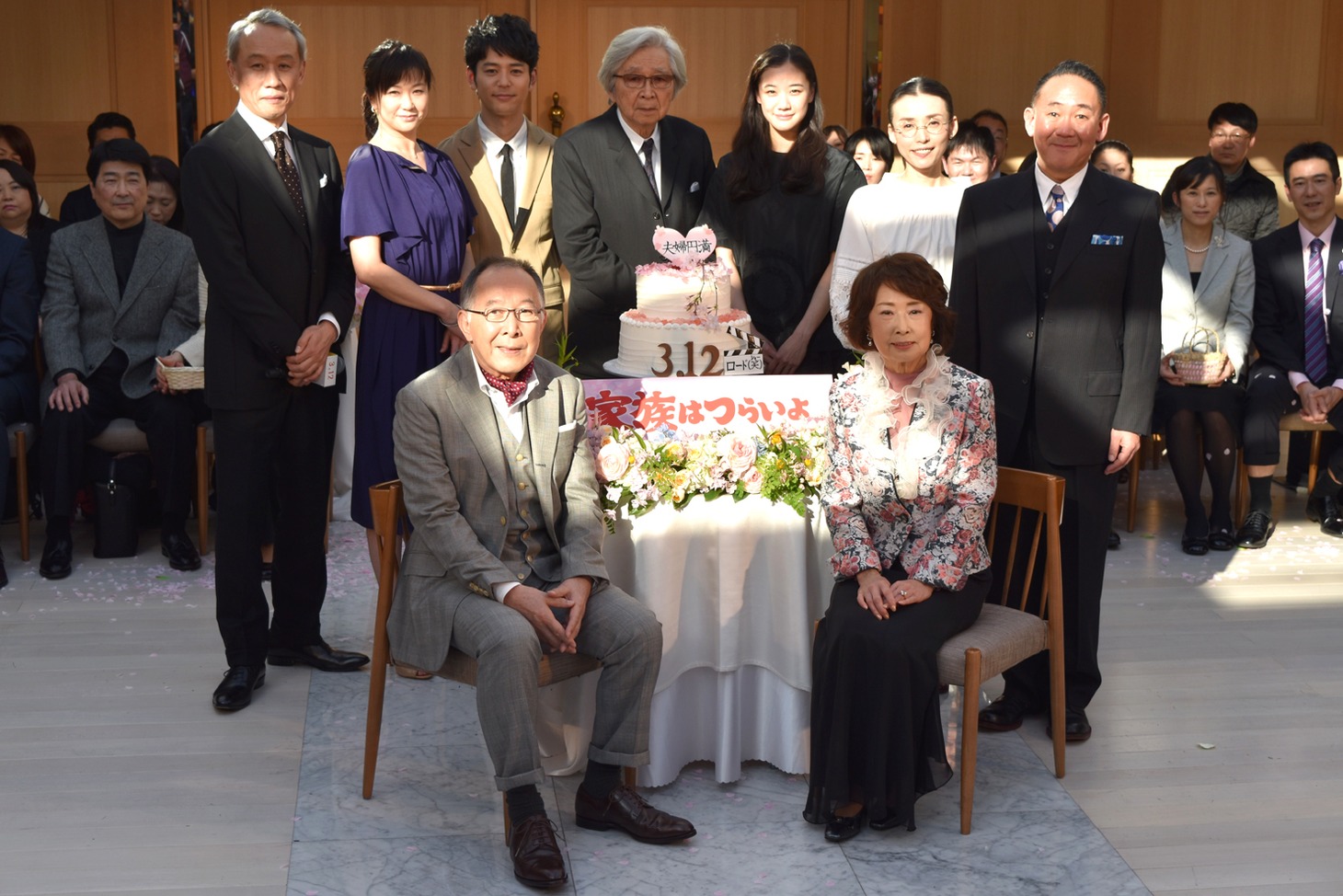 「家族はつらいよ」公開直前イベントの様子。