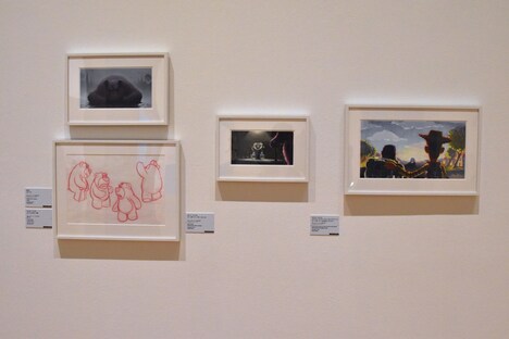 「スタジオ設立30周年記念 ピクサー展」の様子。