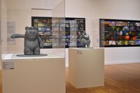 「トイ・ストーリー」シリーズのアートワークが集められたエリア。