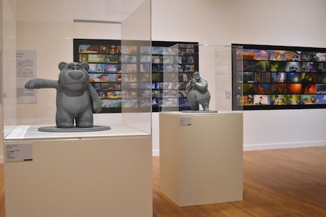 「トイ・ストーリー」シリーズのアートワークが集められたエリア。