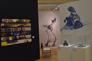 「スタジオ設立30周年記念 ピクサー展」の様子。