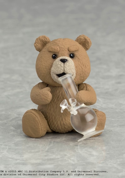 水パイプを吸う「figma テッド」。