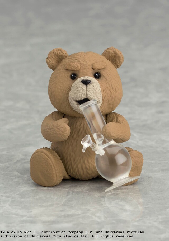 水パイプを吸う「figma テッド」。