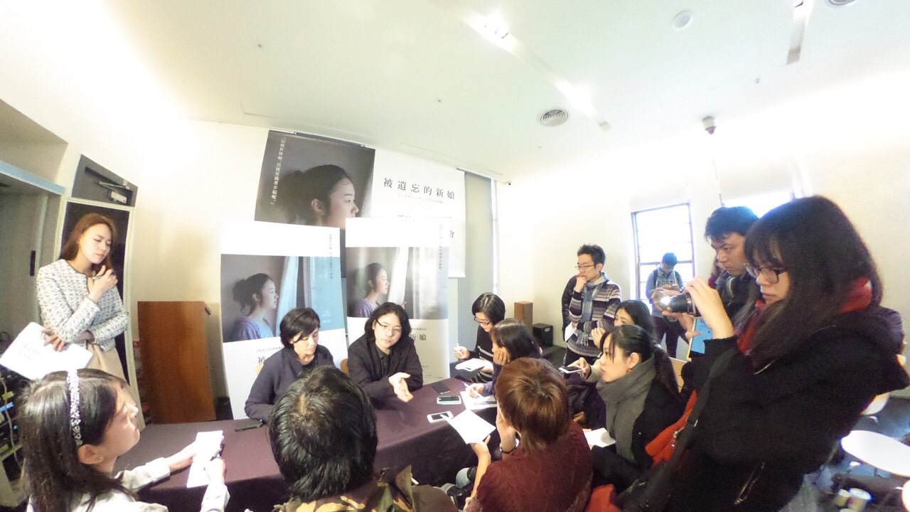 台湾での取材の様子。