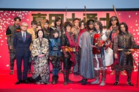 3月17日に行われた「真田十勇士」クランクアップ報告会見の様子。