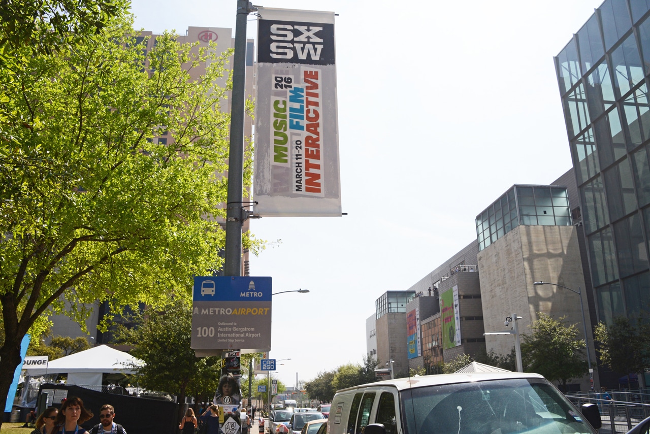 SXSW 2016が行われているオースティンの町並み。