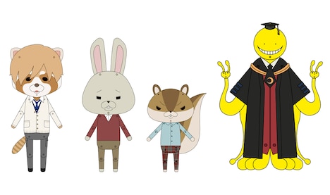 「暗殺教室 ～卒業編～」×「紙兎ロペ」コラボエピソードに登場するキャラクター。(c)紙兎ロペプロジェクト2016／フジテレビジョン