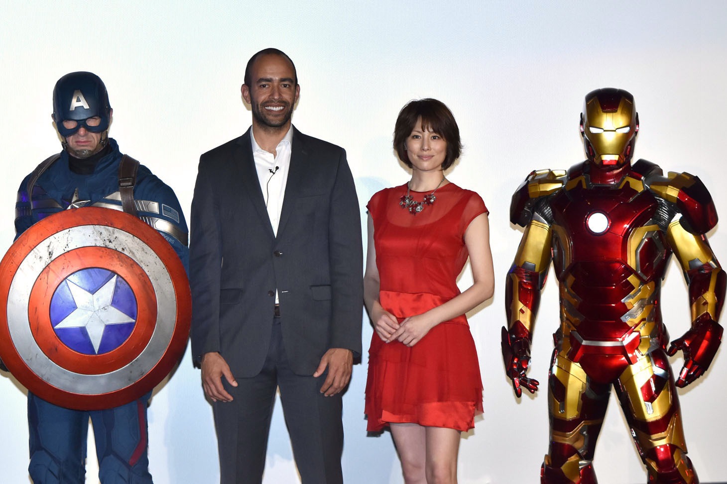 「シビル・ウォー／キャプテン・アメリカ」プレゼンテーションの様子。