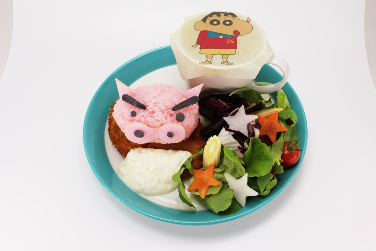 ぶりぶりざえもんのとんかつ定食（1480円）