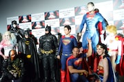 「バットマン vs スーパーマン ジャスティスの誕生」ジャパンプレミアに参加した面々。