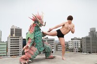 「大怪獣モノ」撮影現場にて。 (c)2016『大怪獣モノ』製作委員会