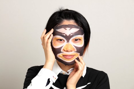 ショッカー戦闘員FACE PACK着用図 (c)石森プロ・東映