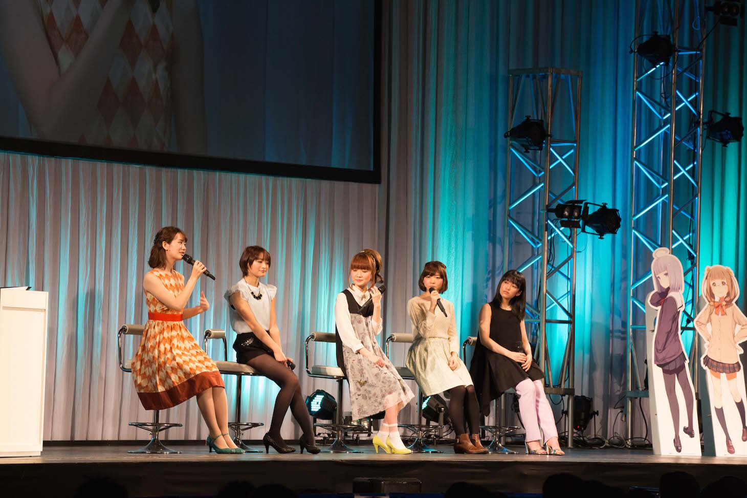 「AnimeJapan 2016」にて「ポッピンQ」スペシャルステージの様子。