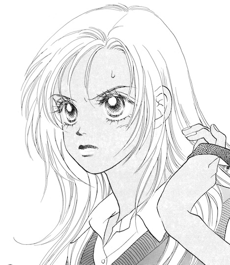 マンガ「ピーチガール」より安達もも。(c)上田美和/講談社