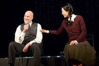 左からロドリーグ・プロトー、中谷美紀。