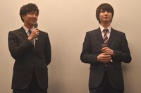 「シュウカツ」初日舞台挨拶の様子。