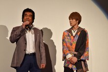 左から藤岡弘、、西銘駿。