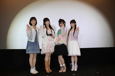 「映画プリキュアオールスターズ みんなで歌う♪奇跡の魔法！」大ヒット舞台挨拶の様子。