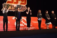 「名探偵コナン 純黒の悪夢（ナイトメア）」完成披露試写会の様子。