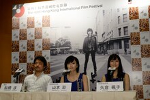 第40回香港国際映画祭にて行われた「道頓堀よ、泣かせてくれ！ DOCUMENTARY of NMB48」記者会見の様子。(c)2016「DOCUMENTARY of NMB48」製作委員会