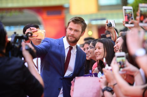 「スノーホワイト／氷の王国」プレミアイベントの様子。