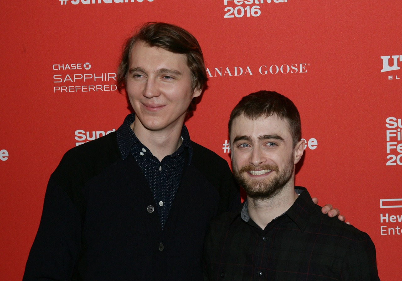 2016年のサンダンス映画祭でのポール・ダノ（左）、ダニエル・ラドクリフ（右）。