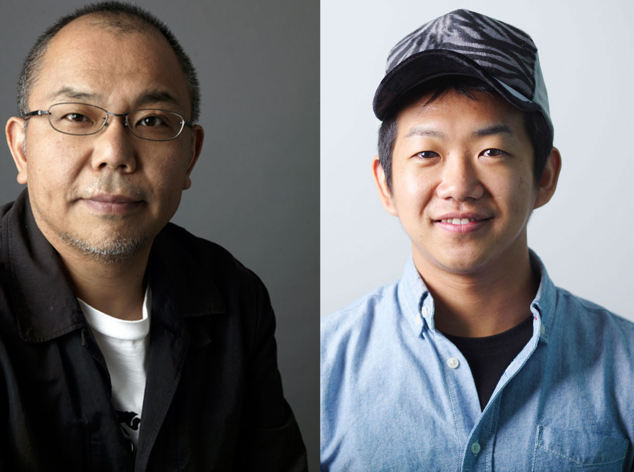 左から犬童一心、渡部亮平。