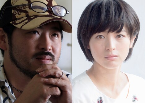 左から清水崇、清野菜名。