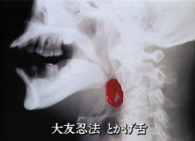「くノ一忍法帖II 聖少女の秘宝」より、大友忍法“とかげ舌”。(c)1992 すみかわフィルムアーツ