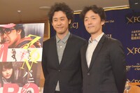 「アイアムアヒーロー」会見の様子。