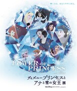 「POWER OF PRINCESS『ディズニープリンセスとアナと雪の女王展』」メインビジュアル (c)Disney