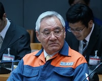 「シン・ゴジラ」より、総務大臣役の浜田晃。