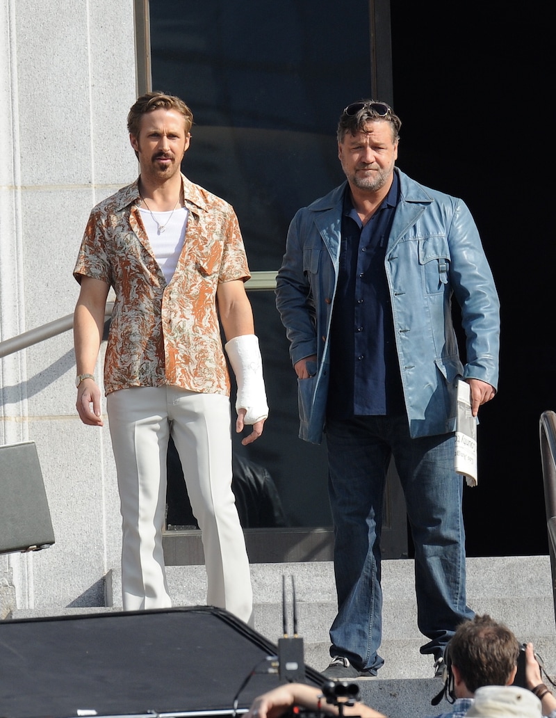 左からライアン・ゴズリング、ラッセル・クロウ。（写真提供：Cousart / JFXimages / WENN.com / ゼータ イメージ）