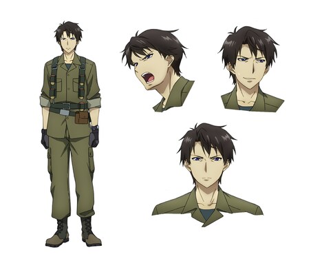 屑屋のデザイン画。