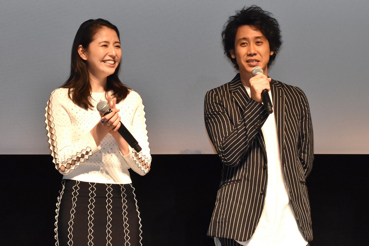 「アイアムアヒーロー」R15限定試写会の様子。