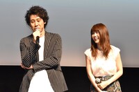 「アイアムアヒーロー」R15限定試写会の様子。