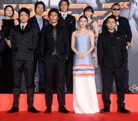 3月9日に行われた「テラフォーマーズ」完成披露イベントの様子。