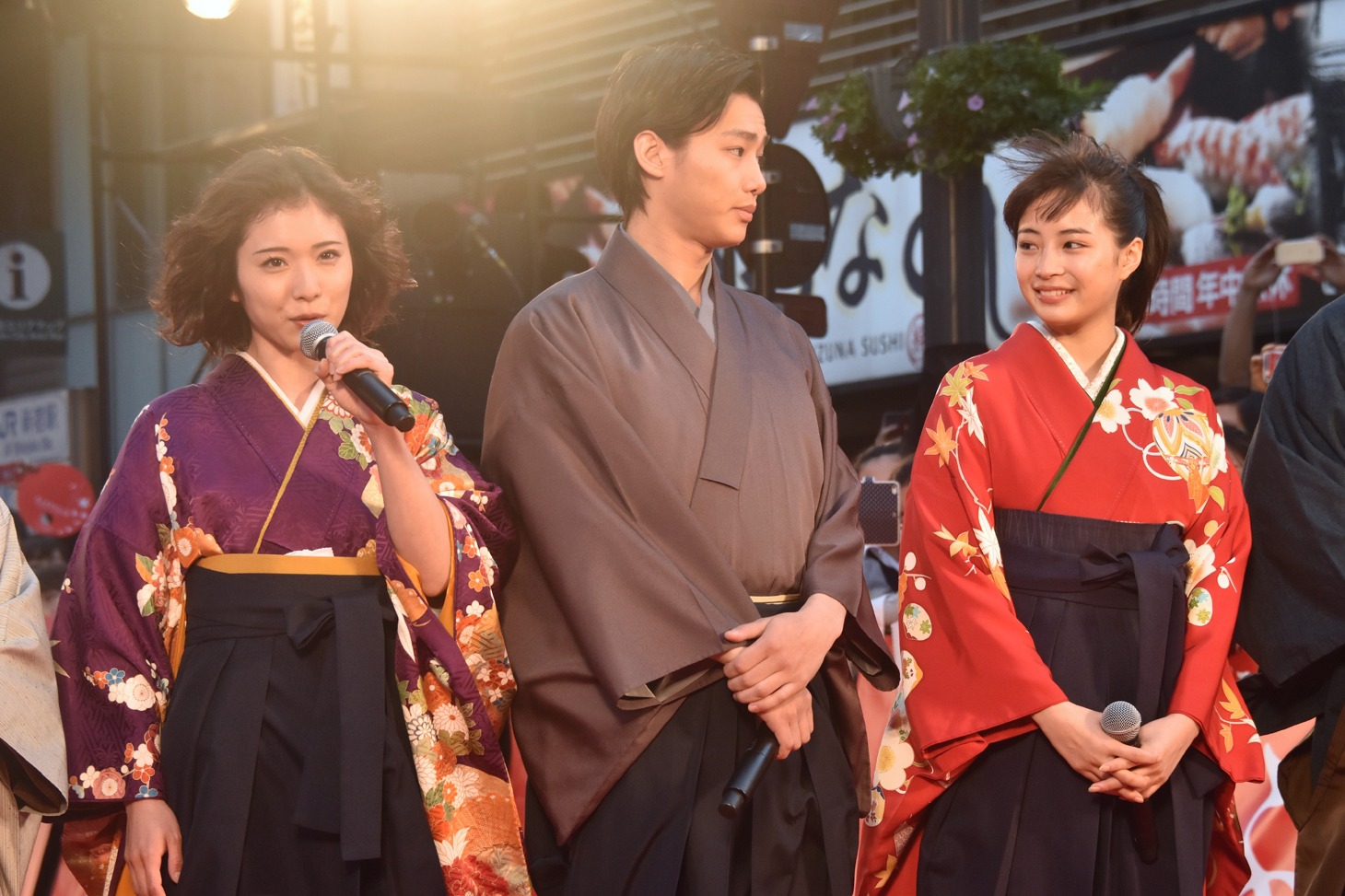 「ちはやふる」レッドカーペットイベントの様子。