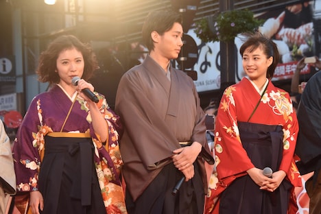 「ちはやふる」レッドカーペットイベントの様子。